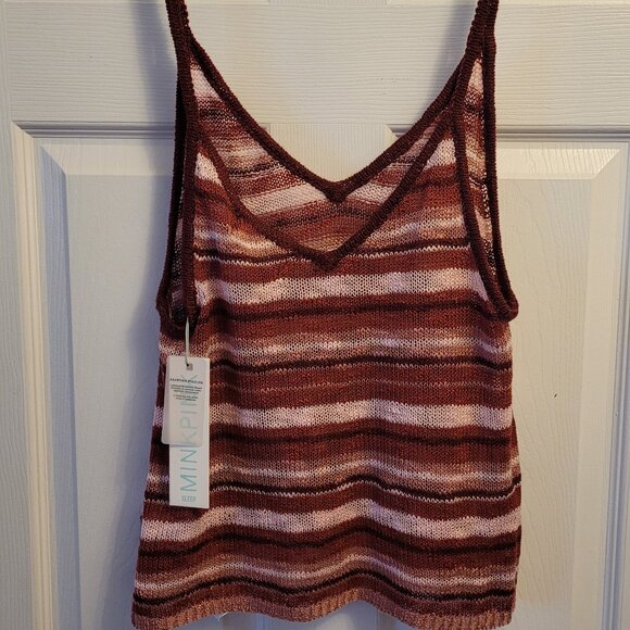🌹NWOT🌹 :MINKPINK Desert Sunset Knitted Cami from Revolve - Picture 5 of 11